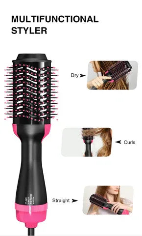 3-in-1 One Step Hot Air Brush Hair Dryer