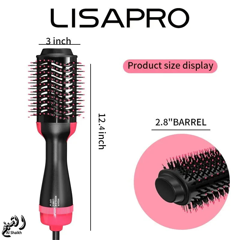 3-in-1 One Step Hot Air Brush Hair Dryer
